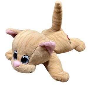 Vtg Tonka Pound Pur-r-ries Tan Stripe Cat Kitten Plush 7" Stuffed Animal #867